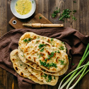 pakistani-food-wooden-board-view